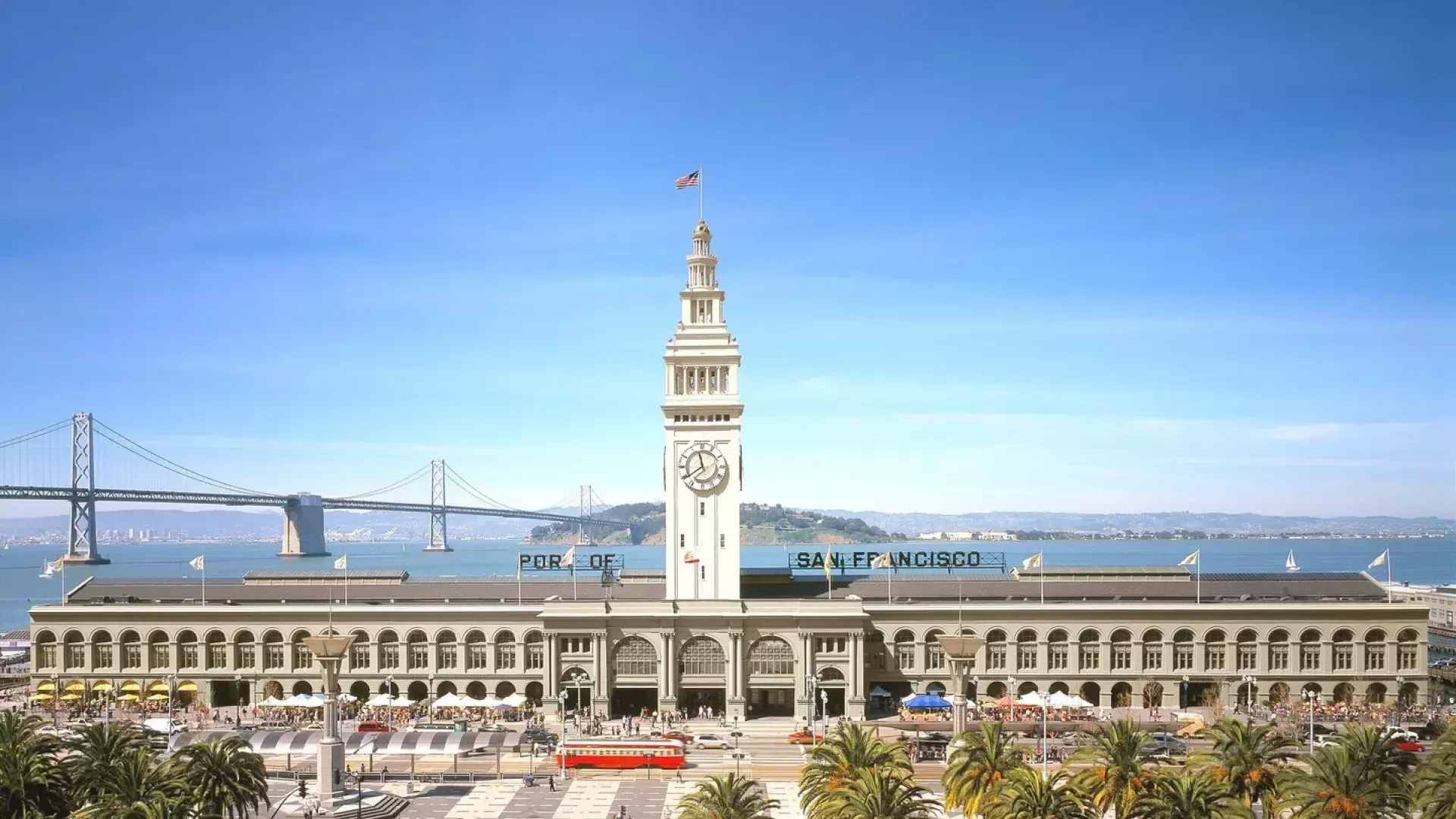 Exterior do Ferry Building de São Francisco 