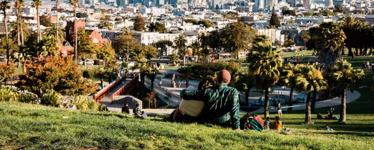 Dolores Park en una tarde soleada