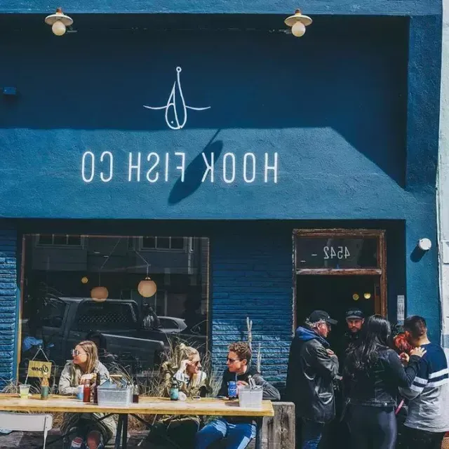 Restaurante Hook Fish en Outer Sunset de San Francisco.